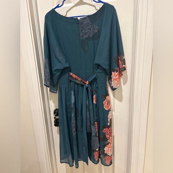 Wayward Fancies Eshaki green dress size 18 - Picture 4 of 5